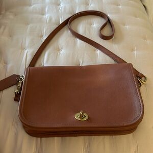 Vintage Coach Penny leather Crossbody Purse